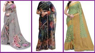 Amazon Latest Partywear Organza Sarees Collection | Amazon Sarees | Online Shopping | Online Sarees