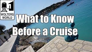 Cruise Travel - What You Should Know Before You Take a Cruise