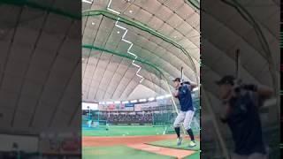 イチロー選手　バッティング練習