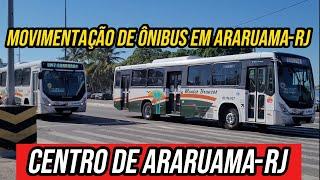 ️[ Centro de Araruama ] Movimentação de Ônibus em Araruama-RJ