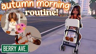 Autumn Morning Routine! | Roblox Berry Avenue Roleplay