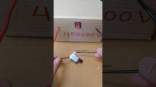 400kv to 3v Dc Motor | #dcmotor #tech #youtubeshorts #dcmotorproject