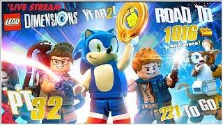 Lego Dimensions: Road to 1016 Gold Bricks LIVE STREAM Pt. 32 - HTG