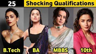 Top 25 Bollywood Actresses Shocking Educational Qualifications, Anushka Sharma, Alia Bhatt