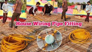 Electric Pipe Fitting | Electrical House Wiring Pipe Fitting in Slab