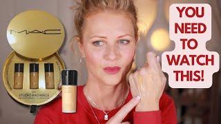 **NEW** MAC Studio Radiance Serum Foundation || MATURE SKIN Review & Wear Test