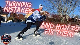 Ice Skating Turning Mistakes and how to Fix Them!