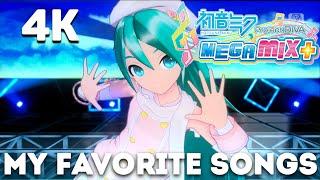 HATSUNE MIKU PROJECT DIVA MEGA MIX - ALL Of My Favorite Songs! - #1 (MegaMix Edition)