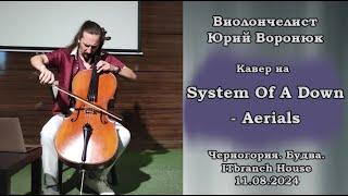 Кавер на System Of A Down - Aerials. Виолончелист Юрий Воронюк, 11-08-24, Будва, Черногория