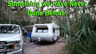 Something We Have Never Done While RV Camping at Hanna Park in Florida