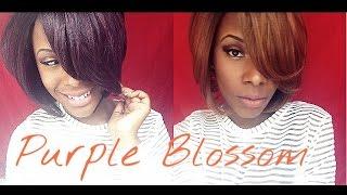 Freetress Equal Purple Blossom ft Affordible Wig Collab W/ Queen She