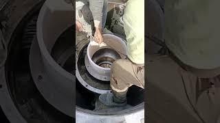 how to install frame bush Gp220 cone crusher #technical #crusher #trending #shorts