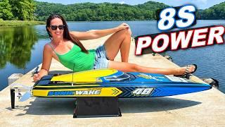 BIGGEST RC BOAT in the UNIVERSE with Self-Righting!!! - Pro Boat Super Sonicwake