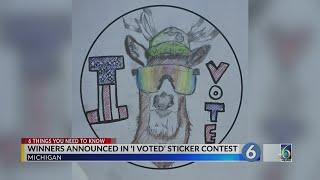 Winners announced in 'I Voted' sticker contest