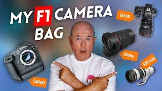 My $60k F1 Camera Bag!