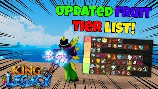 Updated BEST Fruit Tier List For GRINDING in King Legacy Update 8 (Roblox)