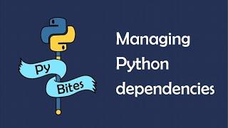 Using pip-tools to manage Python dependencies