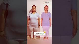 23 Kgs WEIGHT LOSS | Belly Fat gone!  #weightloss #fatloss #transformation