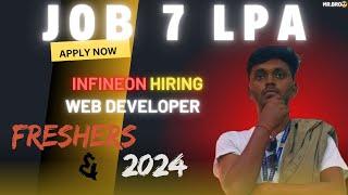 Infineon Hiring 2025  | Web Developer Jobs in Bangalore | Java, Spring, React | Apply Now!