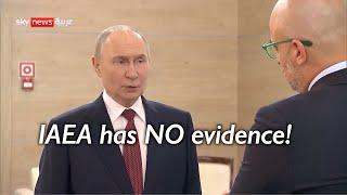 Putin: Russia has told Israel there's no evidence Iran wants nuclear weapons