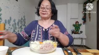 Let's Make Veggie's Salad for my dinner | Señior Citizen Mix Vlog