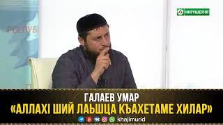 «Аллахl ший лаьшца къахетаме хилар» — Галаев Умар