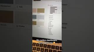 Notion dashboard