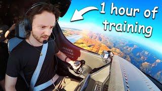 Can I fly a $3,000,000 jet with only 1 hour of training?