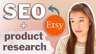 How to do Etsy SEO + Product Research FAST  (Find what sells and get discovered on Etsy)