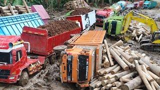 MACET TOTAL‼️ AKIBAT DRIFER RC TRUK TERJANG JALAN BERLUMPUR DAN TERGULING DI TENGAH JALAN