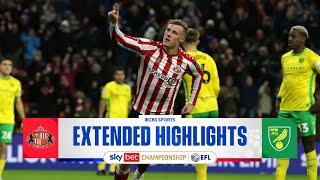 Sunderland vs. Norwich City: Extended Highlights | EFL Championship | CBS Sports Golazo - Europe