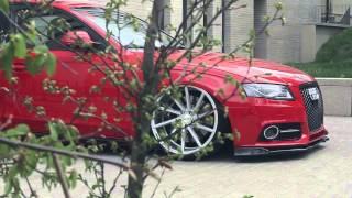 Audi A4 B8 Bagged | Vossen 20" CVT Concave Wheels | Poland Video