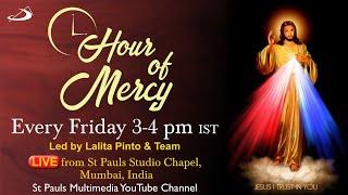 Hour of Mercy 3-4pm | 13th Dec. 2024 | Lalita Pinto & Team | Live from St Pauls Studio Chapel