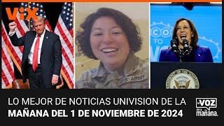 Lo mejor de Noticias Univision de la mañana | viernes 1 de noviembre de 2024