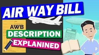 Explained about Cost on Air Waybill! What's Rate/Charge/Class, As Arranged?