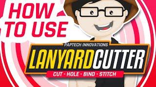 Paptech - Lanyard Cutter 4 in 1 (Clean Cut, Hole, Bind and Stitch)