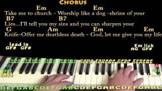 Take Me To Church (Hozier) Piano Cover Lesson with Chords/Lyrics