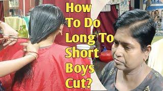 Long To Short Hair Cut || Summer Special Boys Cut @SwapnasLife28