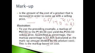 Business Math Buying and Selling