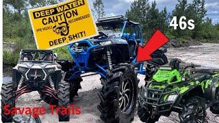 Savage Trails! Reaper and RZRs on 46s!!