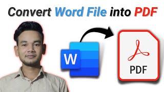 How to Convert Word to PDF | Hindi