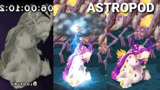 Wake up Astropod on Wublin island (My Singing Monsters)