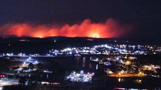 Massive wildfire prompts evacuations in Carolina Forest