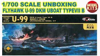 1/700 scale U-99 DKM U-Boat Type VII B - Flyhawk