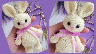 НЕСЛОЖНЫЙМАЛЫШ ЗАЙЧИК ВЯЗАНЫЙ КРЮЧКОМ bunny crochet