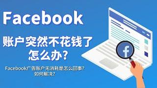 fb账户突然不花钱了怎么办?Facebook广告账户无消耗是怎么回事？如何解决？#Facebook广告费未流动#Facebook广告费挂零