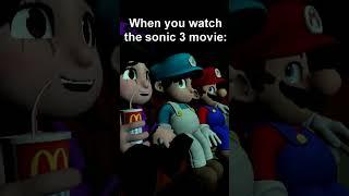 When you are watching the sonic 3 movie #shorts Ft @Machroma and @lstaroval
