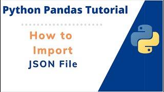 How to import JSON data in Python