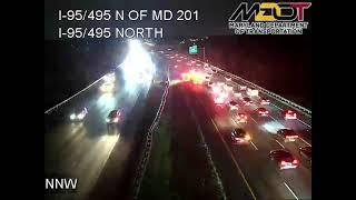 [HORROR] Maryland: Driver Barrel Rolls Into Opposite Lanes Of Interstate In Major 3 Vehicle Accident