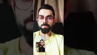 calling with Virat kholi #viratkohli #ytshorts
